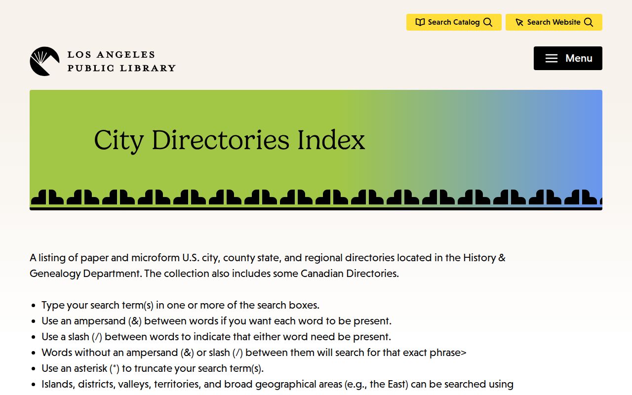 Azusa people directories LAPL city index