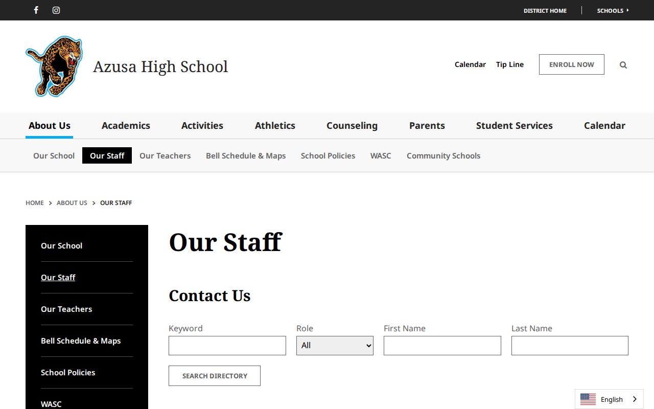Azusa people directories Azusa High staff search